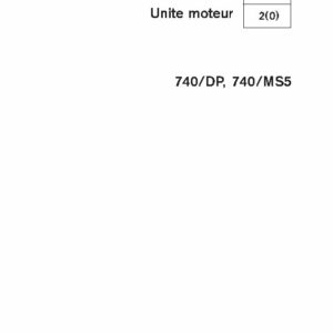 7733444 M.ATELIER 740-DP & 740-MS5 Moteur